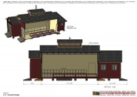 CS100 - Combo Chicken Coop + Garden Shed Plans Construction_024